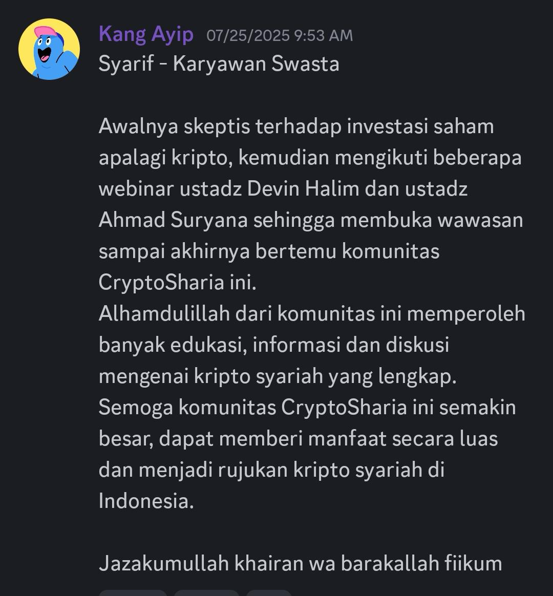 Testimonial dari Kang Ayip